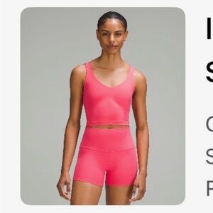lululemon athletica Pink Tank Top